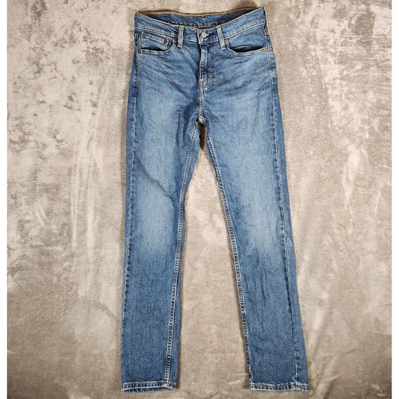 Levi's 510 Jeans Men's 31X31 (Tag‎ 30X32) Blue Denim Pre-Owned Skinny - Picture 1 of 16